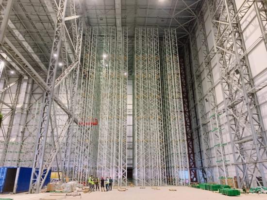 Spacer Saver High Bay Assembled Racking