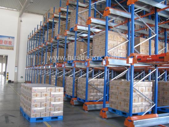 Pallet shuttle racking