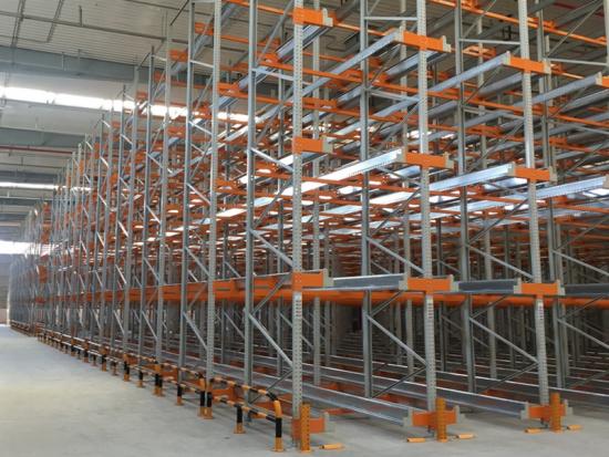 Pallet shuttle racking