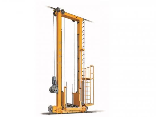 Shuttle and stacker crane