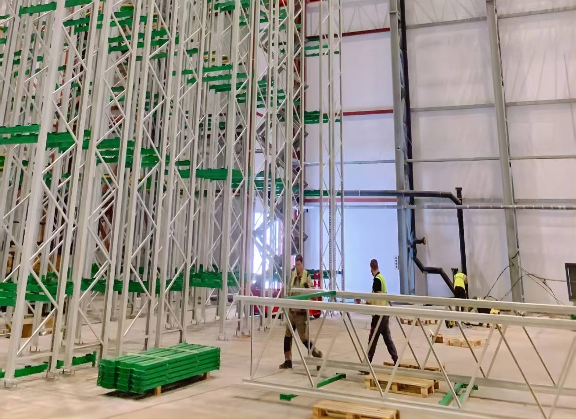 Отчет о строительстве склада пива с краном-штабелером